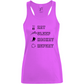 Ladies Tank Top EAT, SLEEP REPEAT