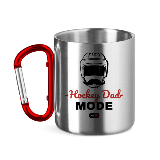 Edelstahltasse HOCKEYDAD MODE