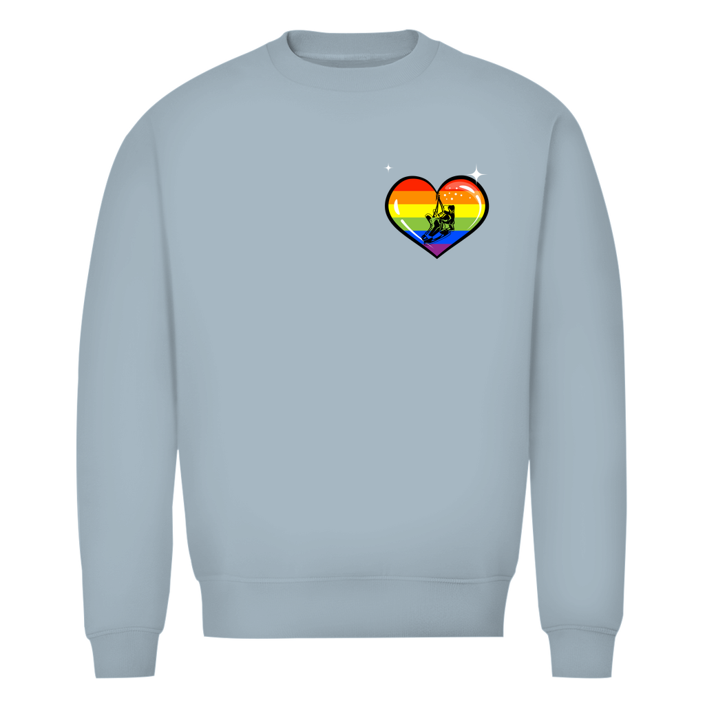 Unisex Sweatshirt RAINBOW SKATE HEART