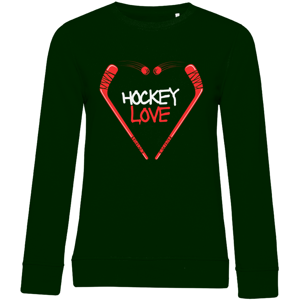 Ladies Sweatshirt HOCKEYLOVE STICKHEART