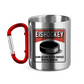 Edelstahltasse  EISHOCKEY ZIGARETTENSCHACHTEL