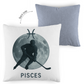 Kopfkissen zweifarbig STERNZEICHEN PISCES / FISCH