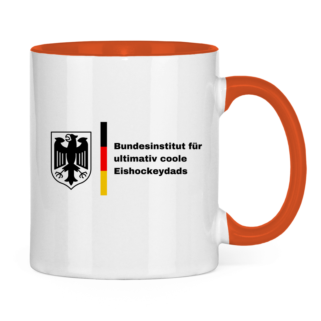 Tasse zweifarbig BUNDESINSTITUT HOCKEYDAD