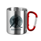 Edelstahltasse STERNZEICHEN AQUARIUS / WASSERMANN