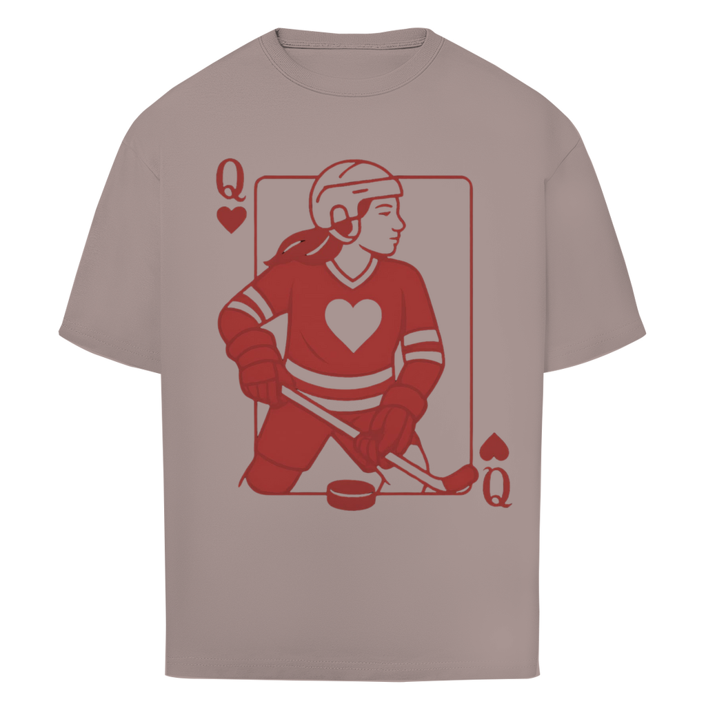 Oversize T-Shirt HOCKEY HERZKÖNIGIN