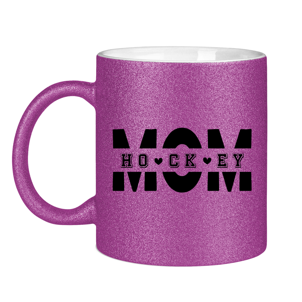 Glitzertasse HOCKEYMOM