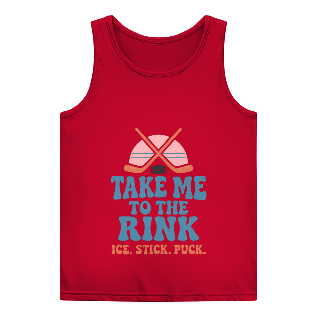 Ladies Tank Top TAKE ME TO THE RINK
