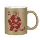 Glitzertasse HOCKEY HERZKÖNIGIN