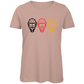 Ladies T-Shirt TEAM GOALIE MASKE SCHWARZ-ROT-GOLD