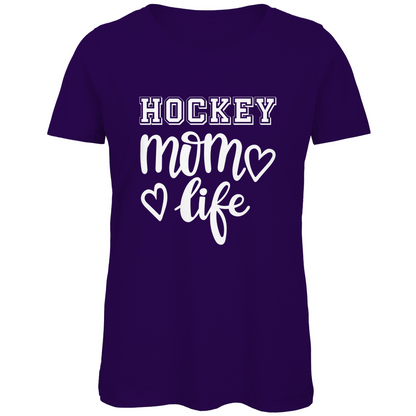 Ladies T-Shirt HOCKEY MOM LIFE