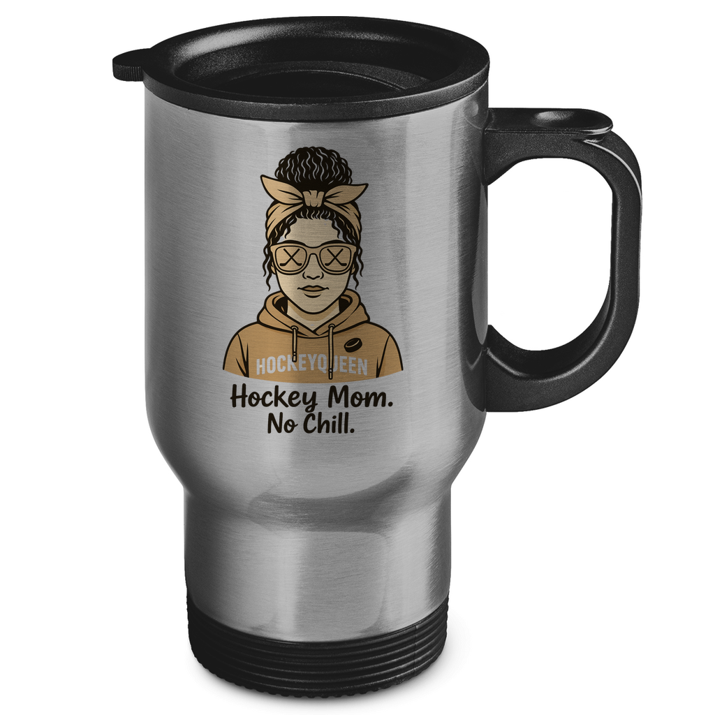 Edelstahl-Thermobecher HOCKEY MOM - NO CHILL