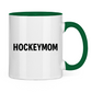 Tasse zweifarbig HOCKEYMOM BRAIN