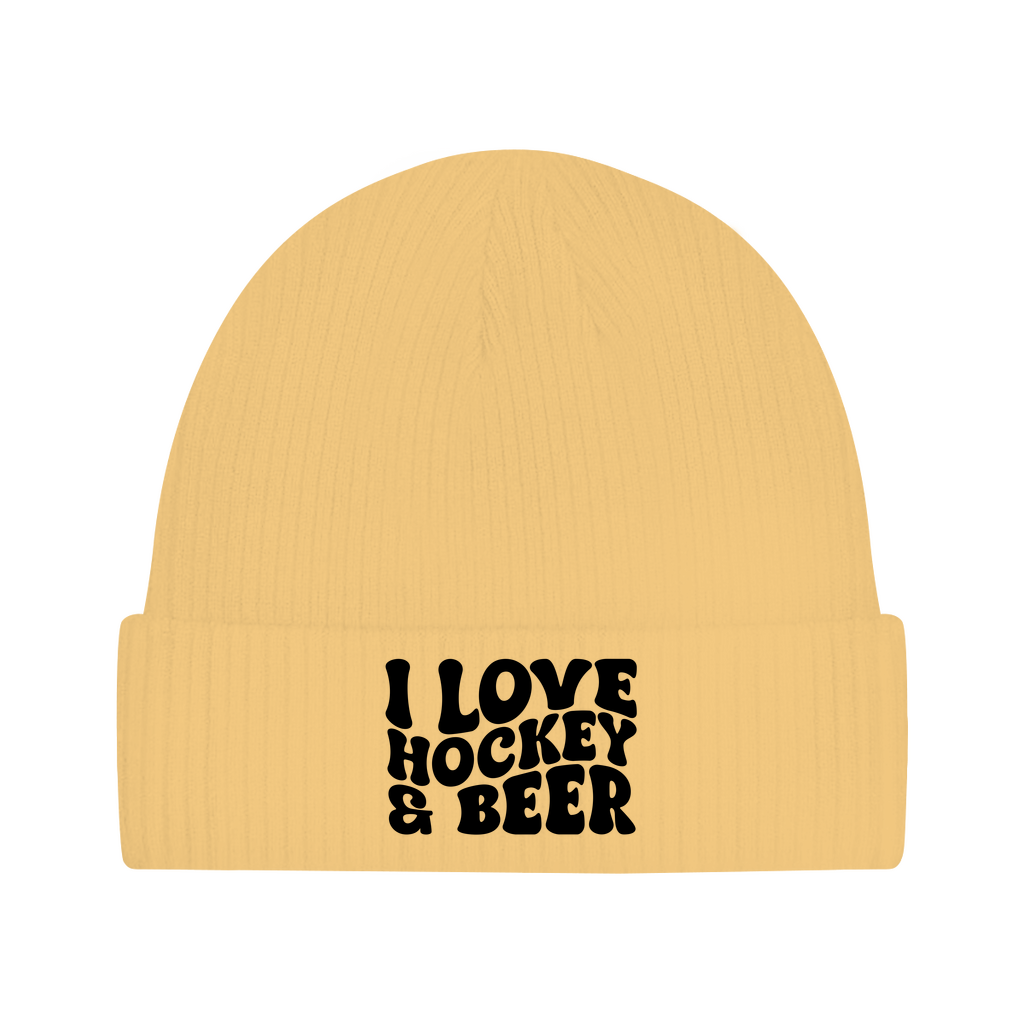 Beanie  I LOVE HOCKEY & BEER