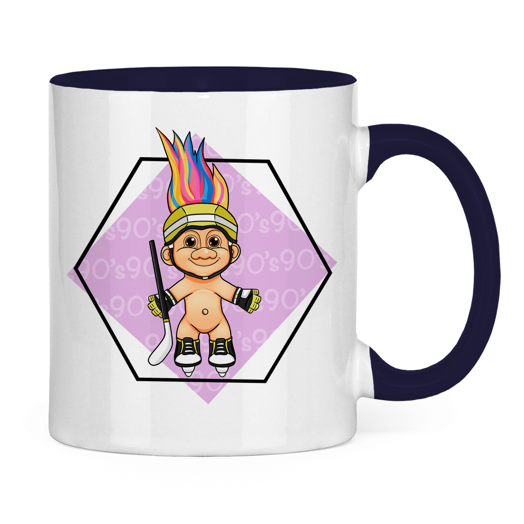 Tasse zweifarbig HOCKEYTROLL