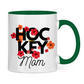 Tasse zweifarbig HOCKEY MOM FLOWERS