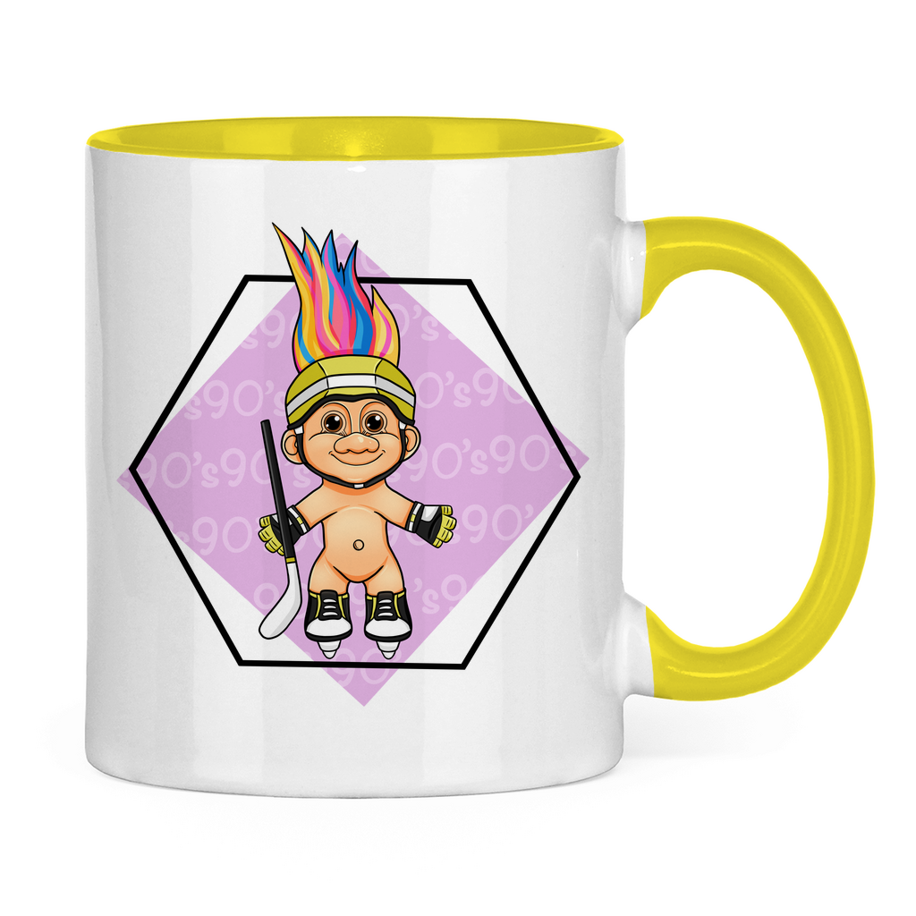 Tasse zweifarbig HOCKEYTROLL