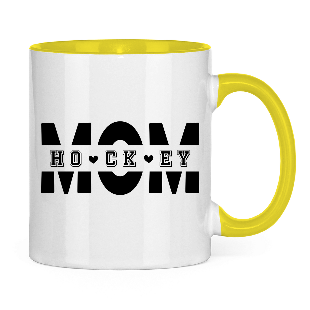 Tasse zweifarbig HOCKEYMOM