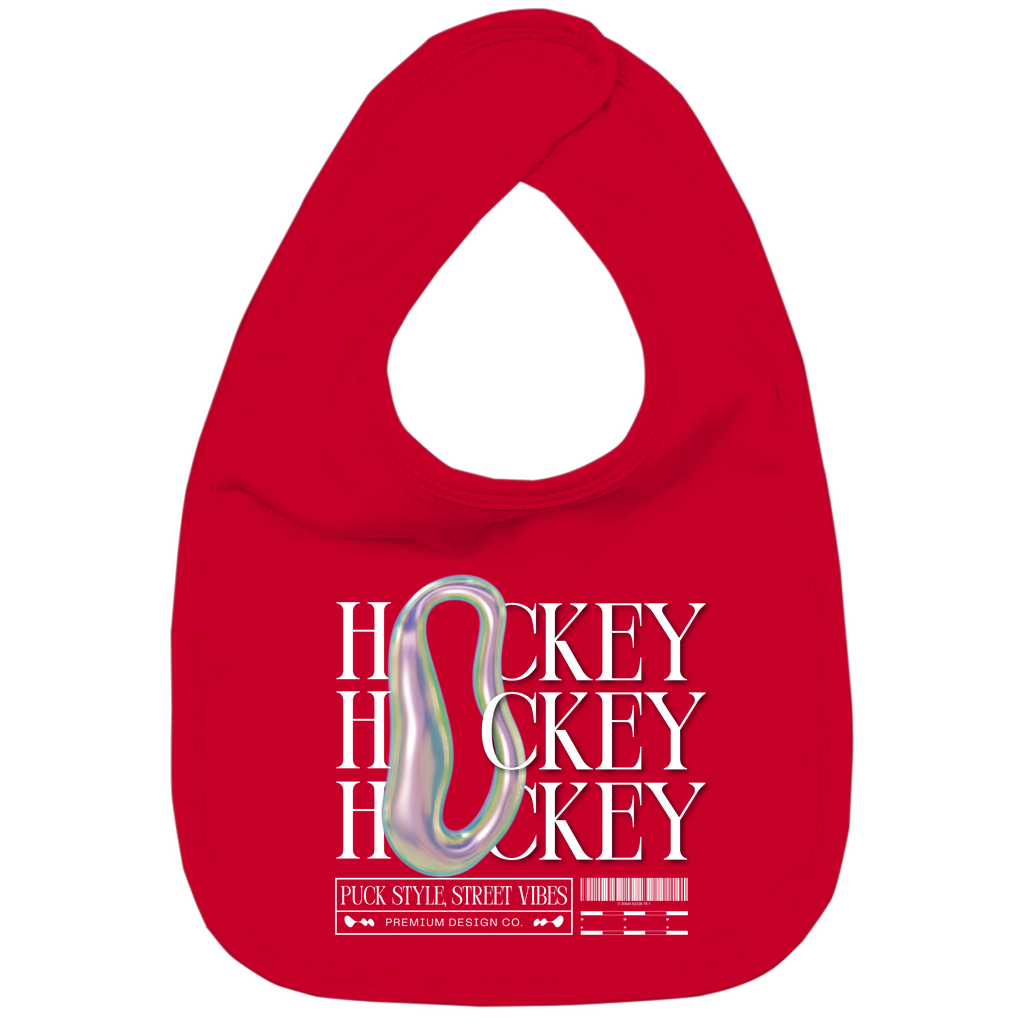 Kinder Bio Lätzchen  HOCKEY MODERN (back)