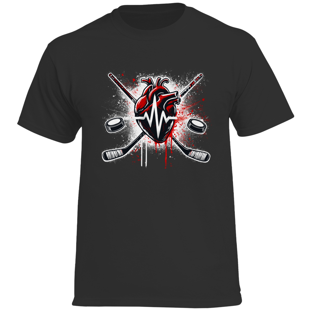 T-Shirt HOCKEY HEARTBEAT