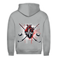 Unisex Hoodie HOCKEY HEARTBEAT (back)