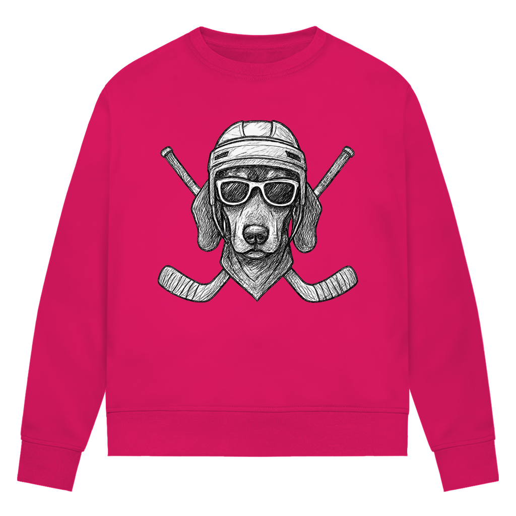Ladies Sweatshirt COOL HOCKEYDOG