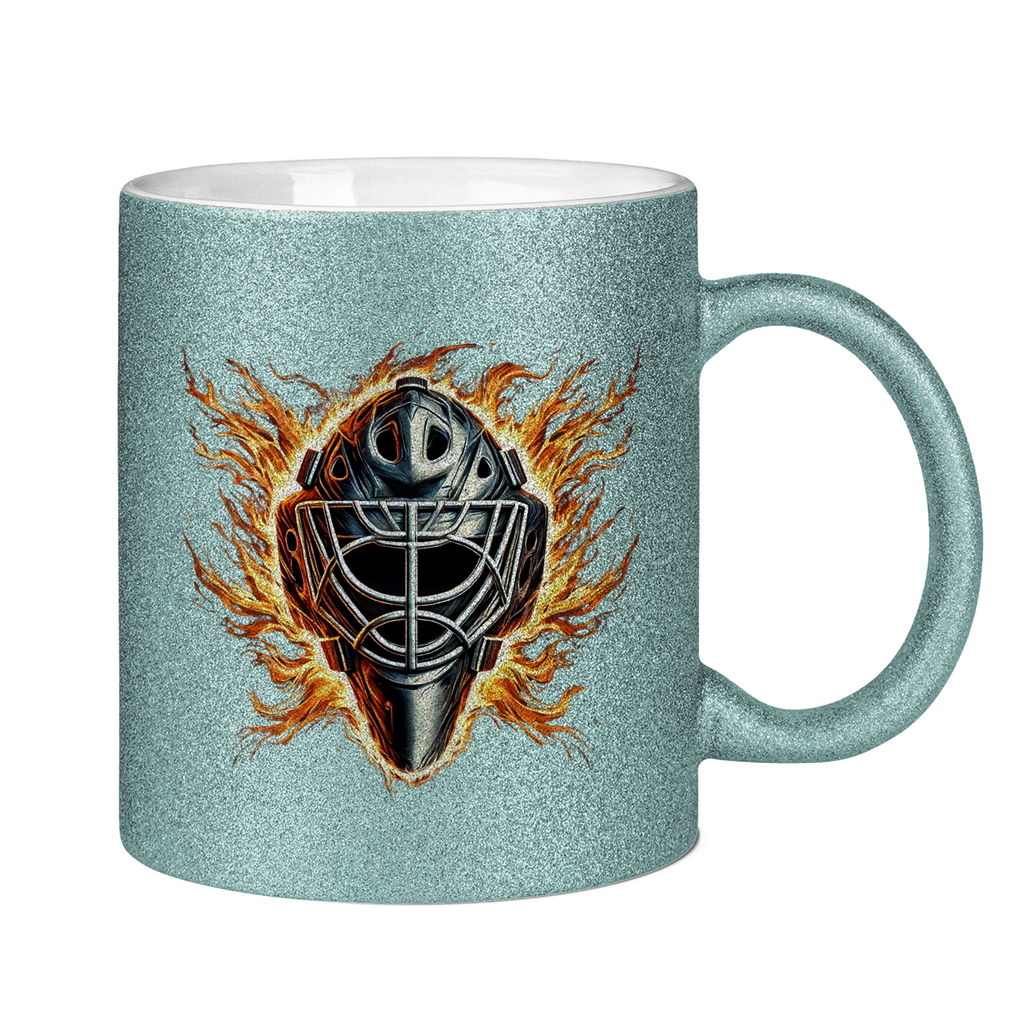 Glitzertasse BURNING MASK