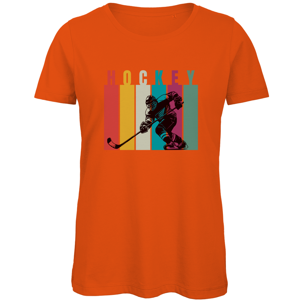 Ladies T-Shirt COLOURFUL HOCKEYPLAYER