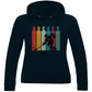 Ladies Hoodie COLOURFUL HOCKEYPLAYER