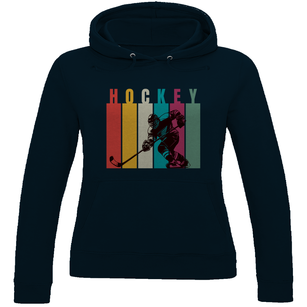 Ladies Hoodie COLOURFUL HOCKEYPLAYER