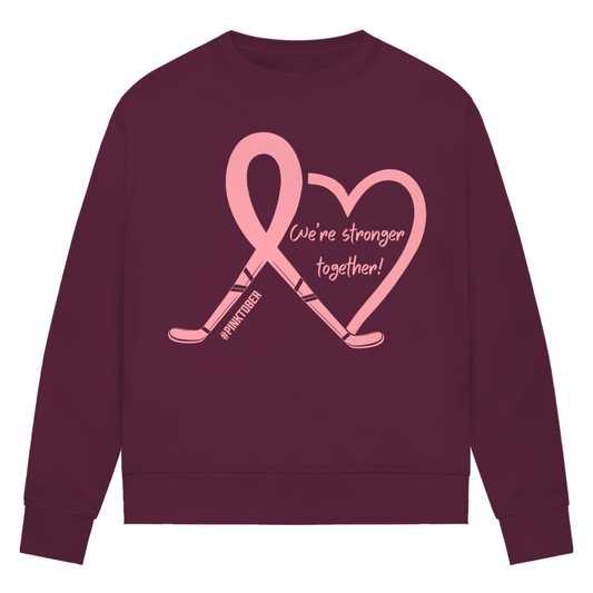 Ladies Sweatshirt PINKTOBER STRONGER TOGETHER