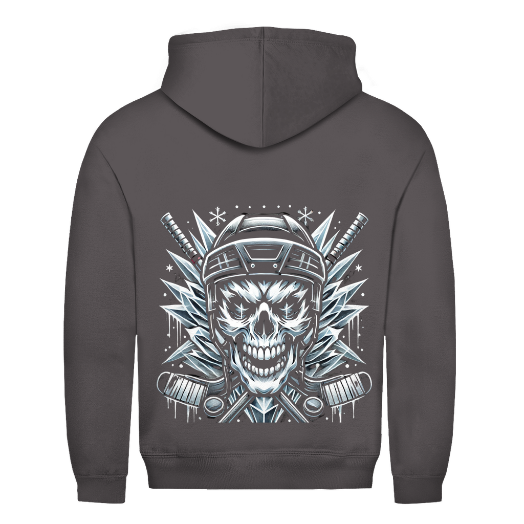 Unisex Hoodie HOCKEY SKULL (back)