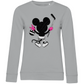 Ladies Sweatshirt HOCKEYMOUSE PINK
