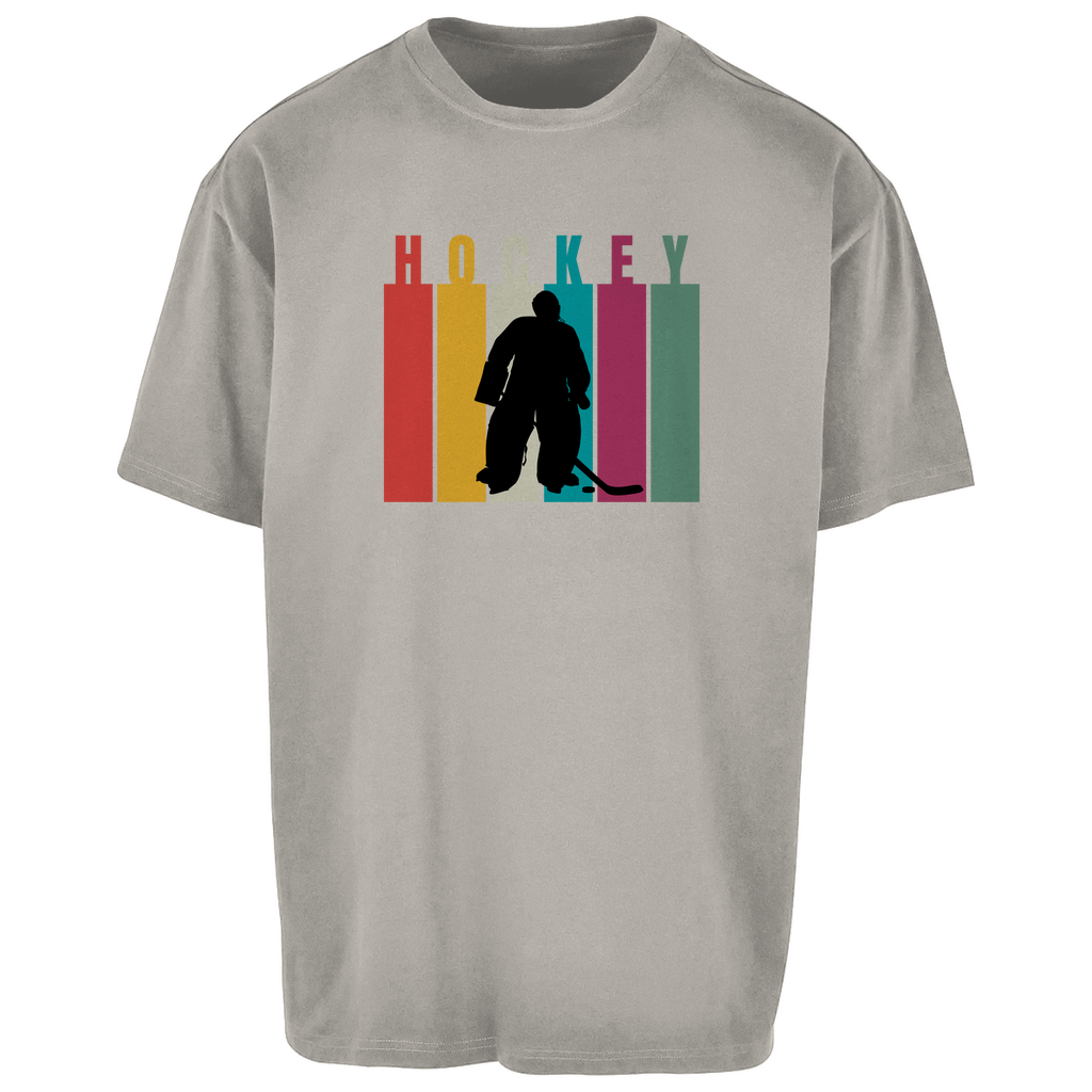 Oversize T-Shirt COLOURFUL HOCKEY GOALIE