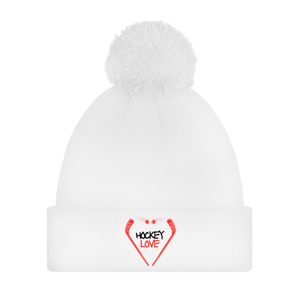 Bommelmütze HOCKEYLOVE STICKHEART