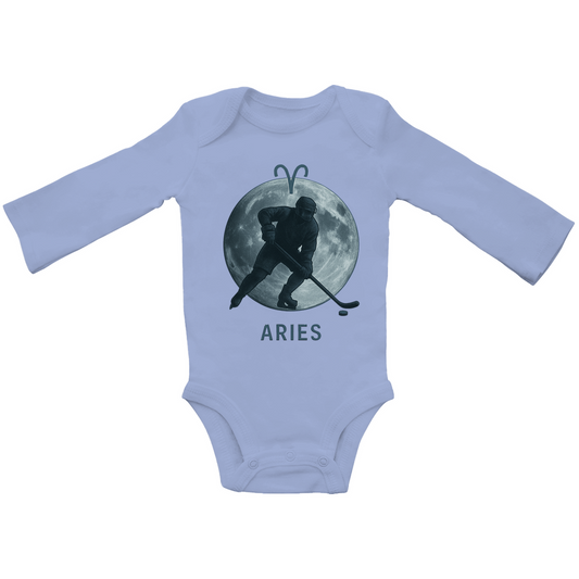Babybody Langarm STERNZEICHEN ARIES / WIDDER
