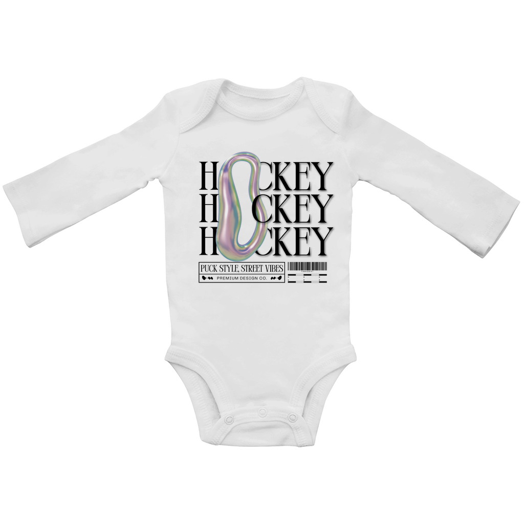 Babybody Langarm  HOCKEY MODERN (back)