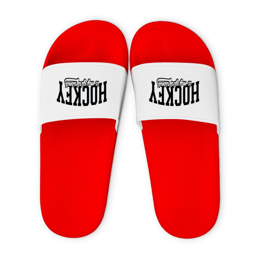 Badelatschen HOCKEY IS MY GIRLFRIEND