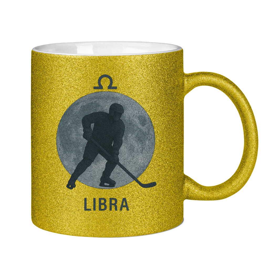 Glitzertasse STERNZEICHEN LIBRA / WAAGE