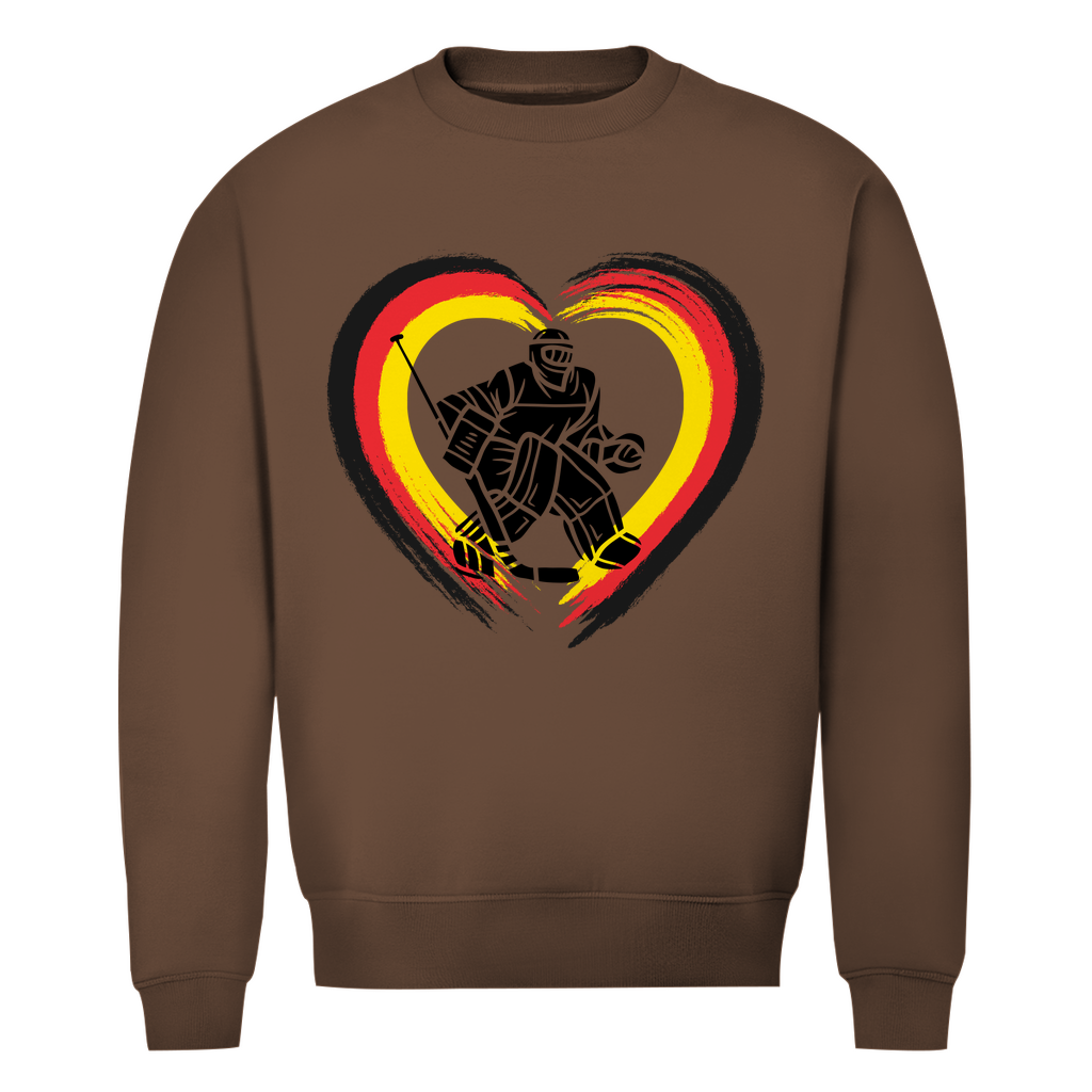 Unisex Sweatshirt HEART GERMANY GOALIE