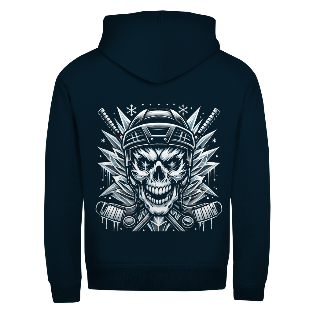 Unisex Zipper HOCKEY SKULL (back)