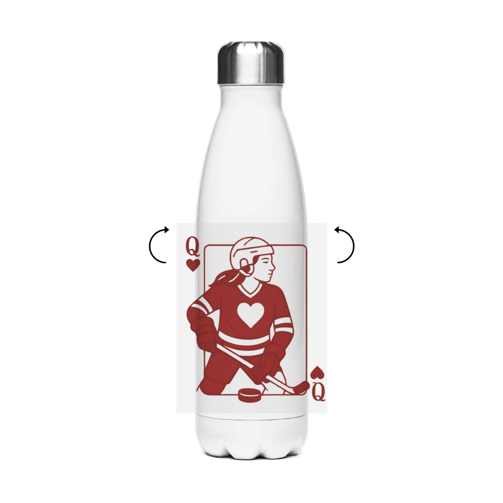 Edelstahl-Thermoflasche HOCKEY HERZKÖNIGIN