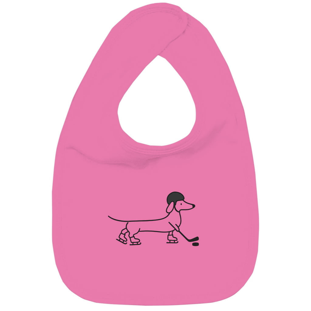 Kinder Bio Lätzchen HOCKEY DACKEL