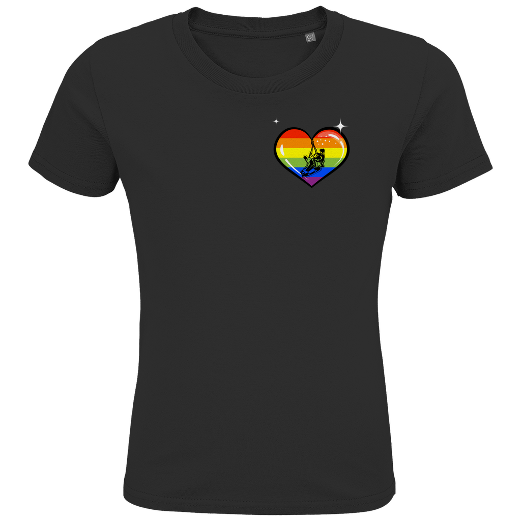 Kids T-Shirt RAINBOW SKATE HEART