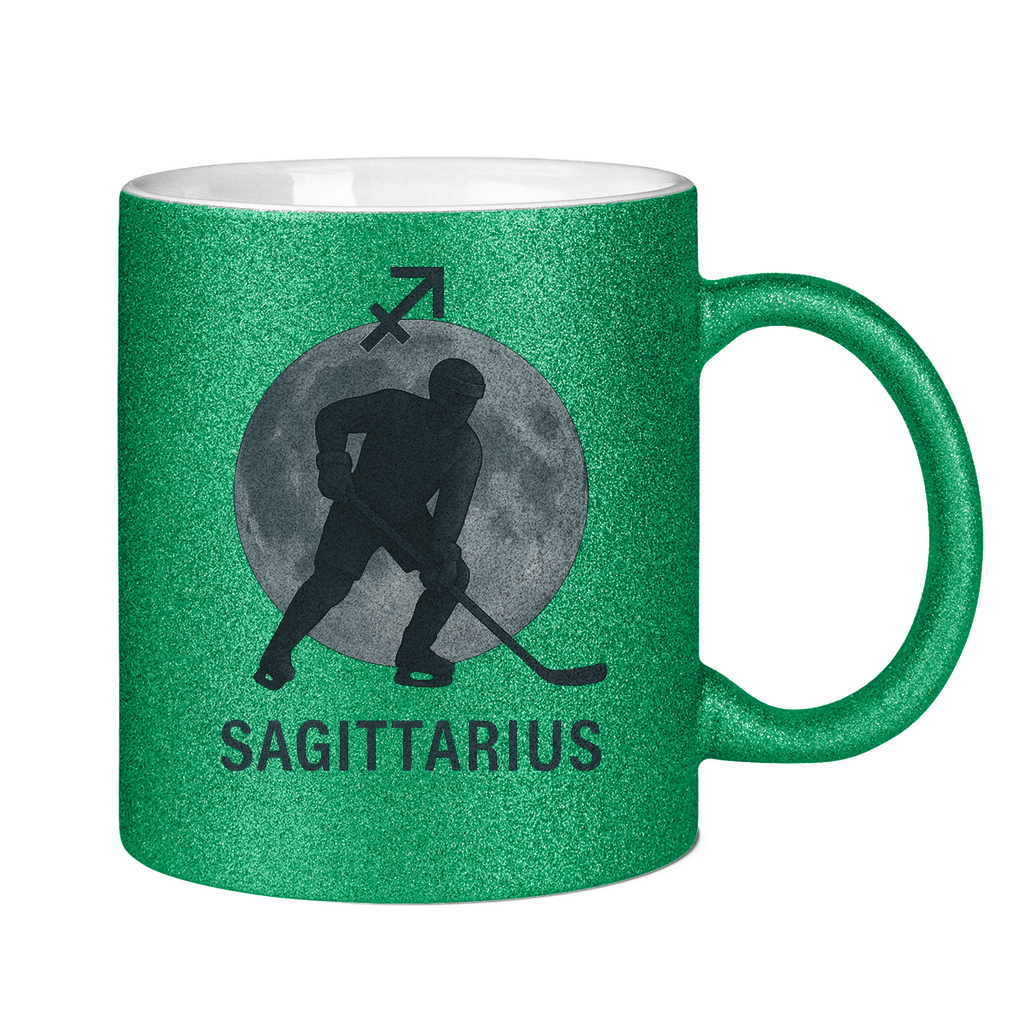 Glitzertasse STERNZEICHEN SAGITTARIUS / SCHÜTZE
