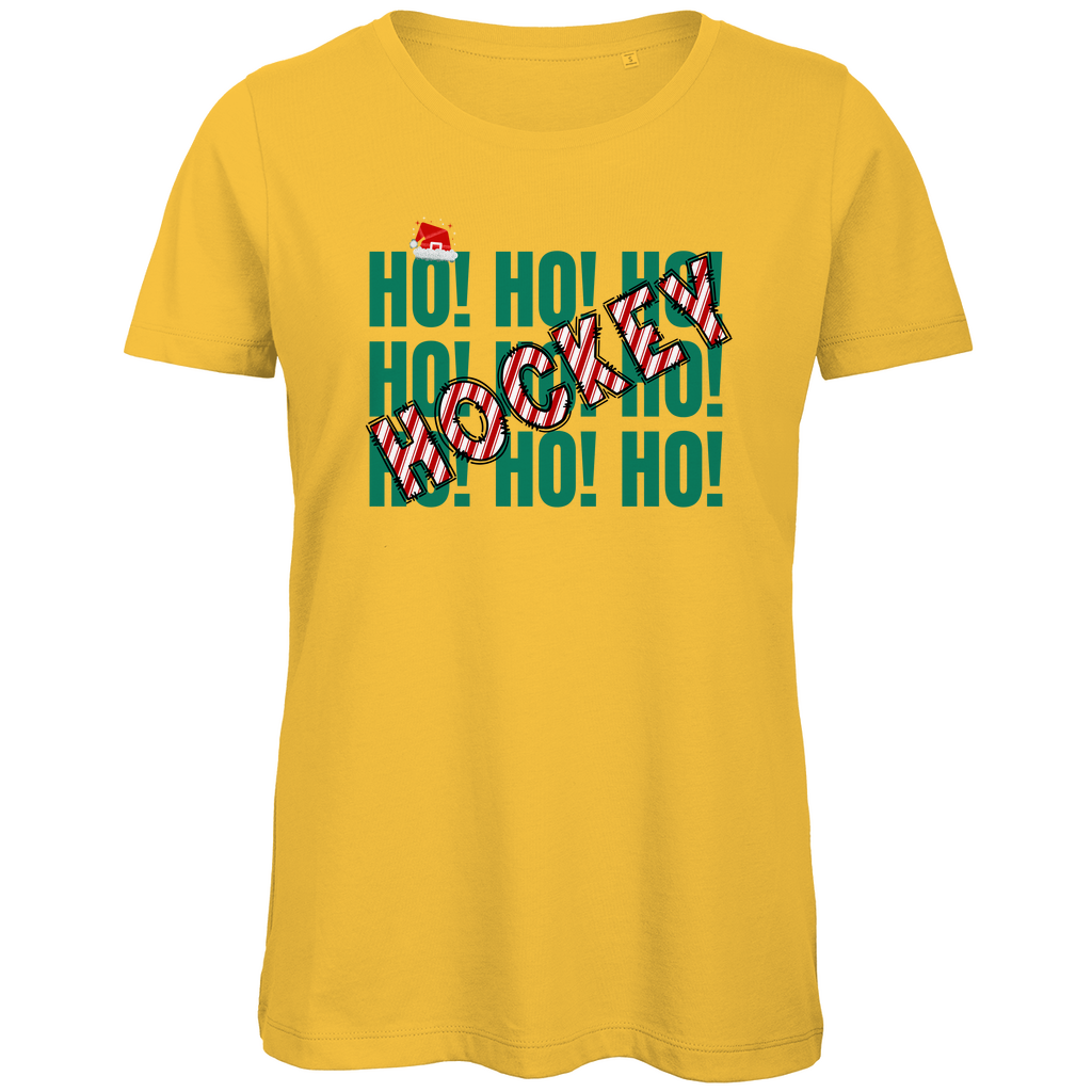 Ladies T-Shirt HO HO HOCKEY