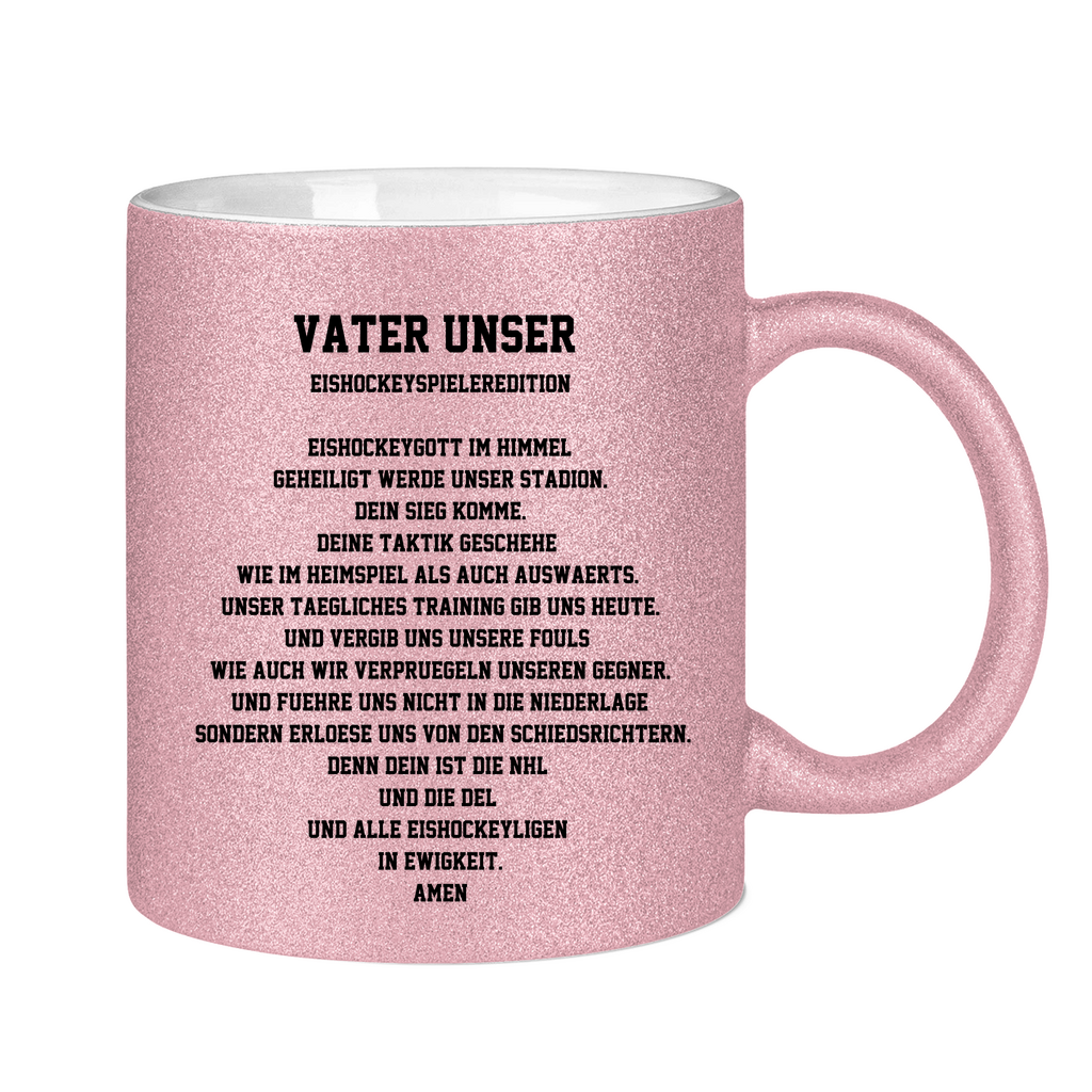 Glitzertasse VATER UNSER SPIELER