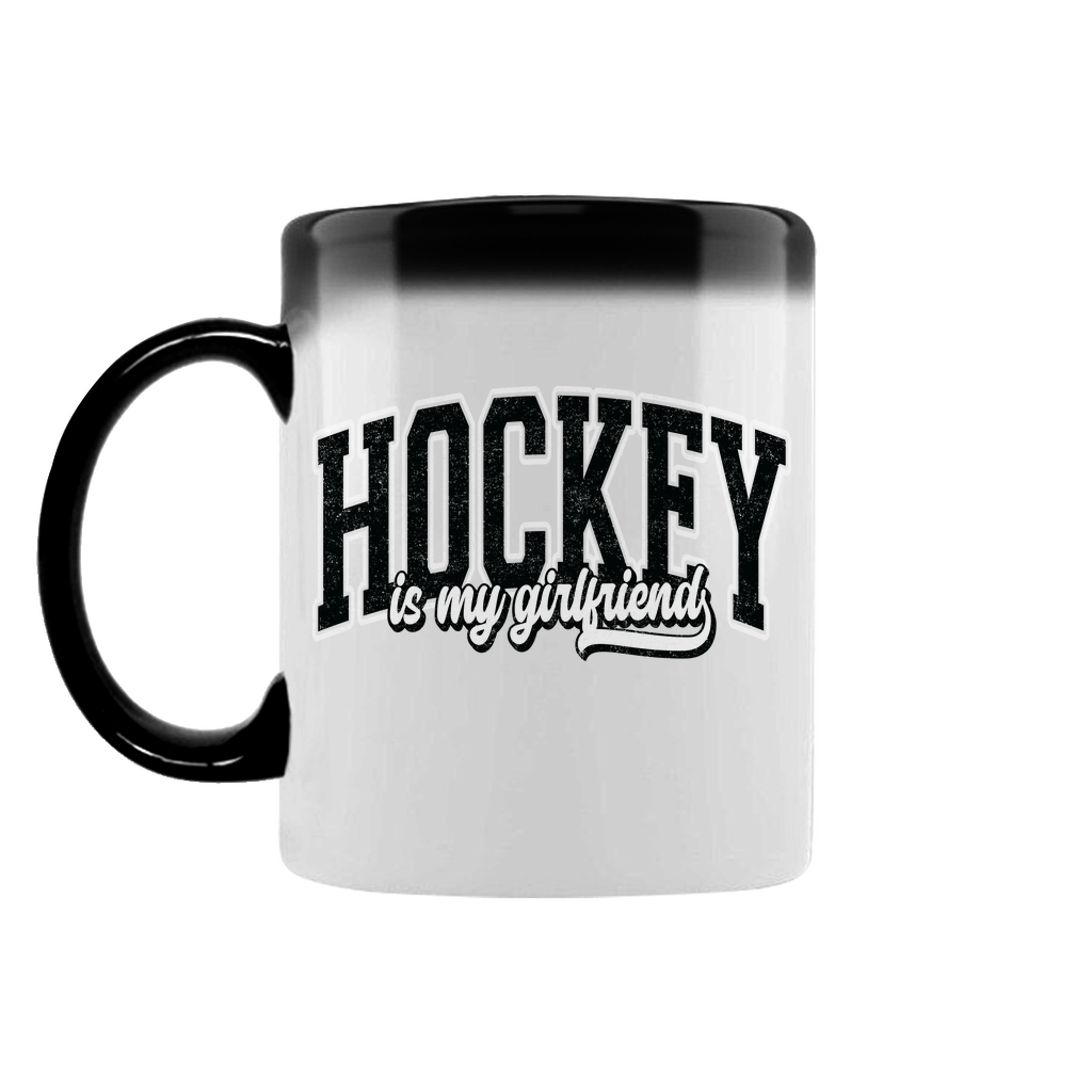 Zaubertasse HOCKEY IS MY GIRLFRIEND