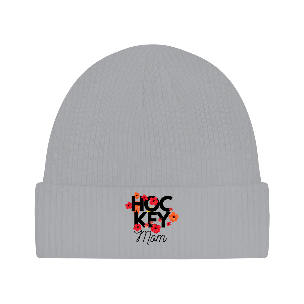 Beanie HOCKEY MOM FLOWERS