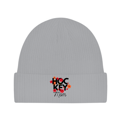 Beanie HOCKEY MOM FLOWERS