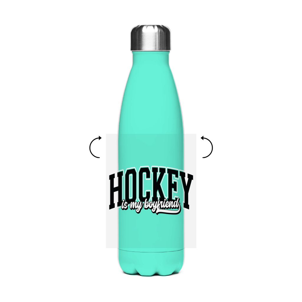 Edelstahl-Thermoflasche HOCKEY IS MY BOYFRIEND